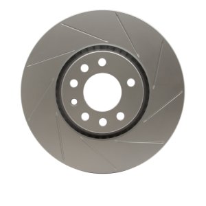 Saab 9-3 Brake Rotor (1) - Front - R1 Concepts - GEOSPEC Slotted - `99-`02